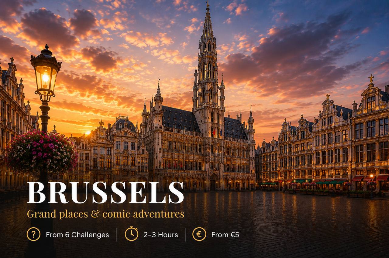 cityquest belgium city game brussels